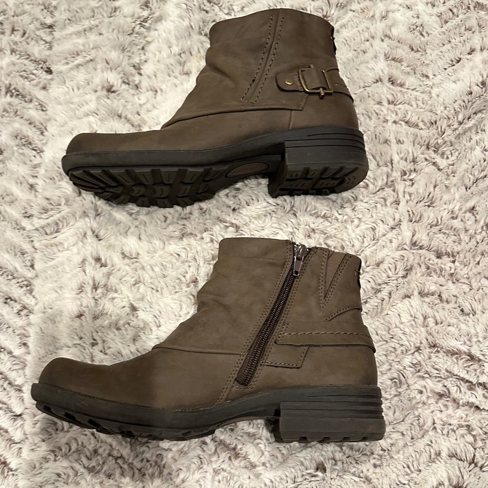 Earth Origins Brown Pam Ankle Boot size 8 - Picture 2 of 7